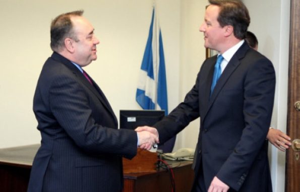Salmond positive about settling referendum agreement with U.K.